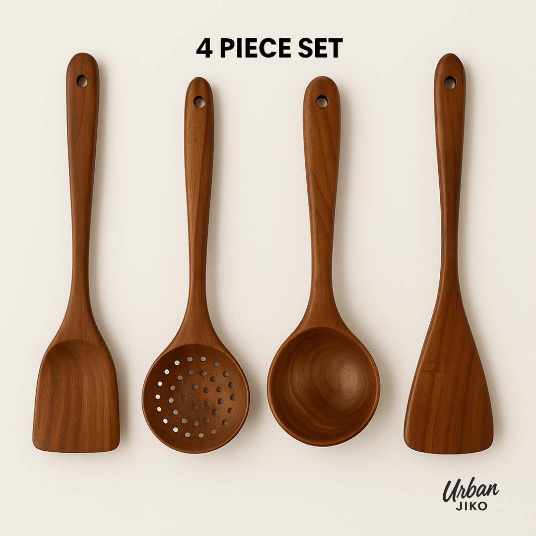Teak Wooden Utensil Set