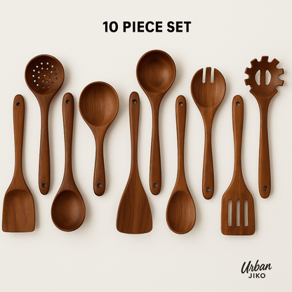 Teak Wooden Utensil Set