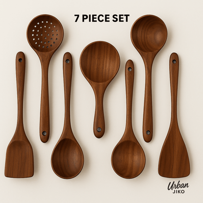 Teak Wooden Utensil Set