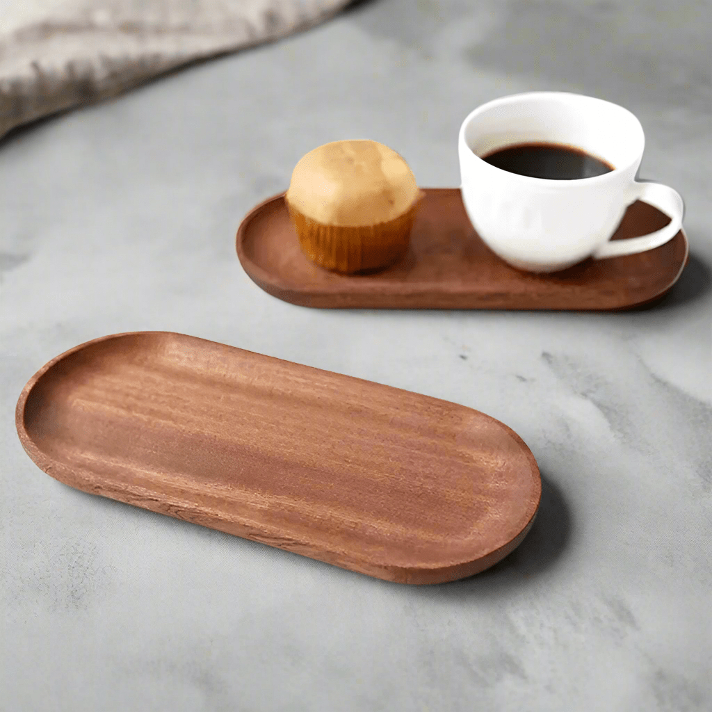 Acacia Wood Side Trays