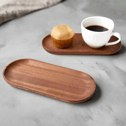 Acacia Wood Side Trays