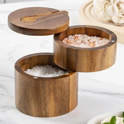 Salt & Pepper Jar with Seasoning Spoon